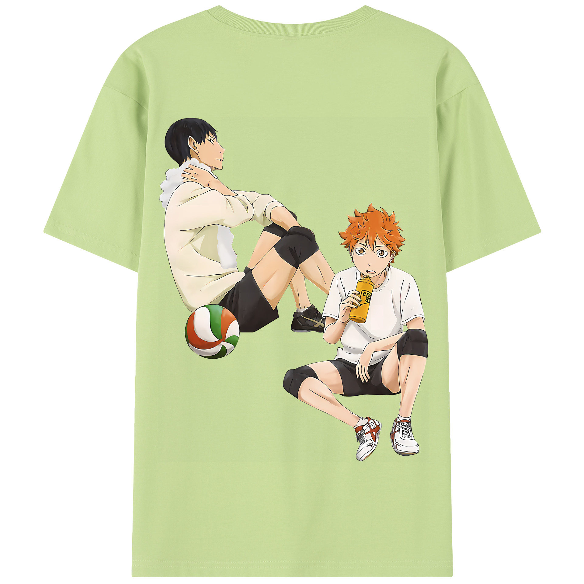 （画像用） ハイキュー!! Haikyu!! 綿100％半袖Tシャツ（背面プリント）